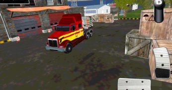 Big Rig Roller Truk Parkir screenshot 2