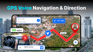 Mapas GPS Navegação por voz screenshot 0