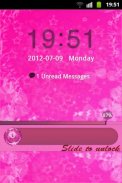 GO Locker Theme Roze Ster screenshot 2