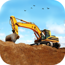 Excavator Construction Machine Icon