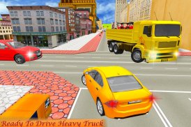 sopir truk pengangkut sepeda 3d screenshot 2