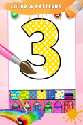 Glitter Number & ABC Coloring screenshot 2