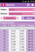 Horarios de tren screenshot 1