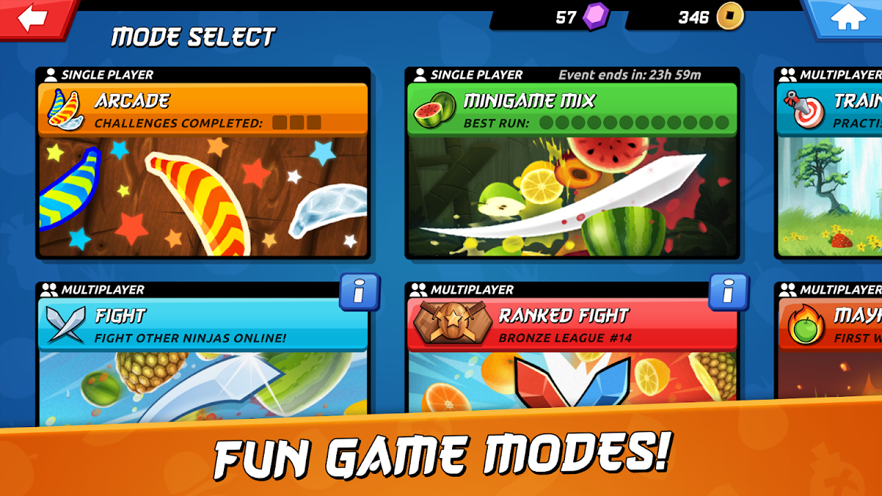 Fruit Ninja® toutes les versions sur Android