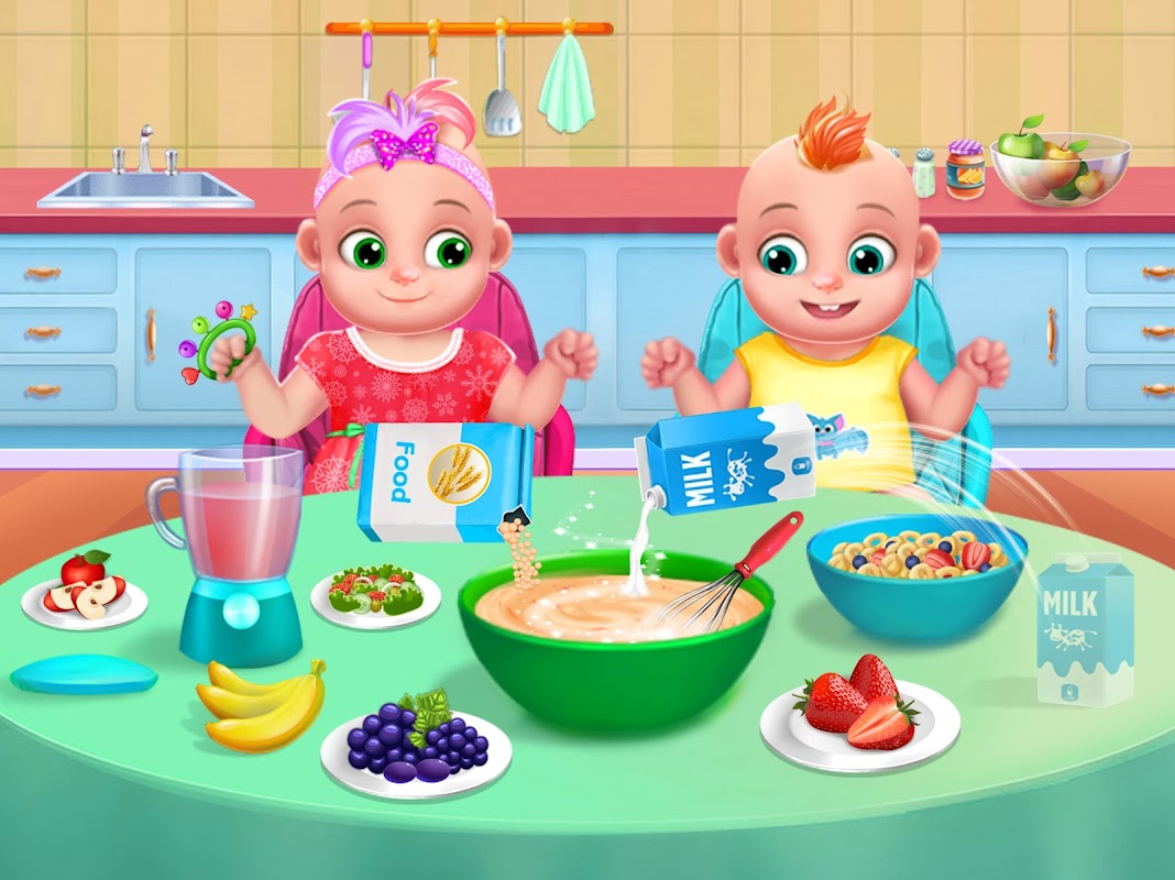 Twins Nursery Baby Games APK + Mod for Android.