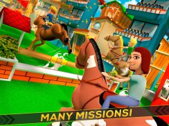 Cartoon Horse Riding: Rennen screenshot 4