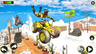 Snow ATV Quad Bike Stunts Race screenshot 1