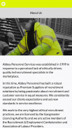 Abbey Personnel Services screenshot 5