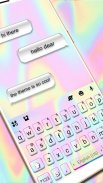 Melt Pastel laser tema do teclado screenshot 0