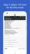 4G LTE Only Mode screenshot 2