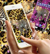 El leopardo del guepardo imprime el papel pintado screenshot 0