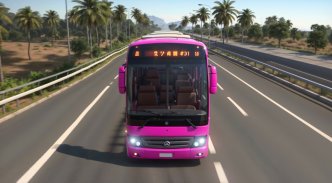 Modern Coach Bus parking games screenshot 2