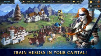 Heroes of War Magic.  Turn-based strategy screenshot 1