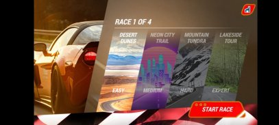 a racing car سيارات سباق screenshot 0