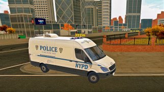 Police Van Duty Car Game 2023 screenshot 1