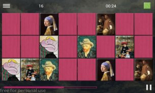 Paintings Memory Game screenshot 5