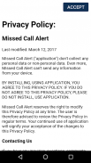 Missed Call Alert screenshot 1