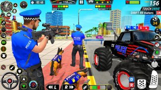 Police Monster Truck Car Games screenshot 4