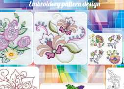 Embroidery pattern design screenshot 0