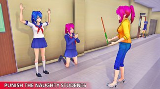 Anime High School Life Games screenshot 4