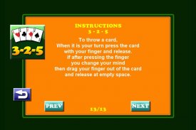 3 2 5 card game screenshot 1