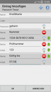 Passwort Tresor screenshot 1