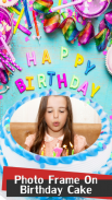 Photo Frame On Birthday Cake screenshot 5