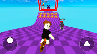 Obby bike: Parkour Adventure screenshot 4