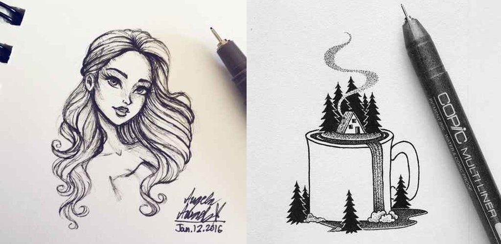 35 Cool Easy Whimsical Drawing Ideas