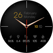 Minimal Classic Watch Face screenshot 2