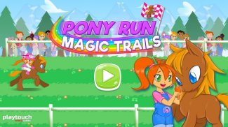 Pony Run : Magic Trails screenshot 0