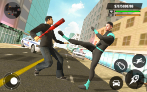 Green Rope Hero Crime City Games – Gangstar Crime screenshot 5