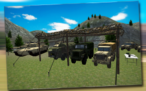 الجيش شاحنة سائق 3D screenshot 4