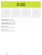 Marathon Pace Calculator Easy Race Pace screenshot 1