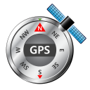 Compass With GPS Map Icon