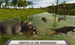 angry wild hippo hunter screenshot 2