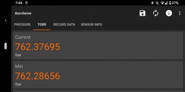 BaroSense - Digital Barometer screenshot 1