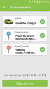 Phumi / iTsumo, the Cambodia Taxi Booking App screenshot 5