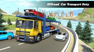 Mobil transporter truk permainan pesiar kapal Sim screenshot 0