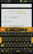 Yellow Keyboard Theme screenshot 1