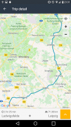GPS Fahrtenbuch - CarolineBook screenshot 2