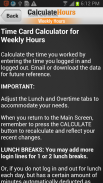Time Card Calculator Pro screenshot 7