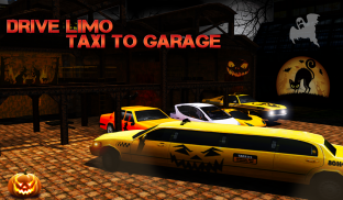 Halloween Gece Taksi Şoförü 3D screenshot 14