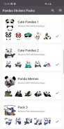 Baru lucu Panda stiker WAstickerApps screenshot 6