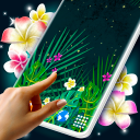 Jungle Live Wallpaper 🌴 Leaves and Flowers Themes Icon