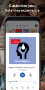 Google Podcasts: podcasts gratuitos em alta screenshot 0
