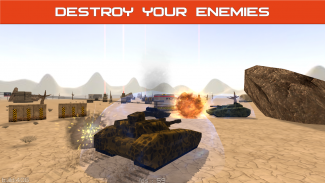Tank Combat：Offline Battlezone screenshot 1