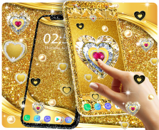 Gold live wallpaper screenshot 2