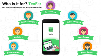 TexFer: Free Text Transfer Between Mobile Desktop screenshot 3