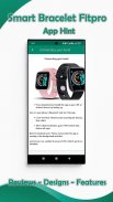 Smart Bracelet Fitpro App Hint screenshot 2